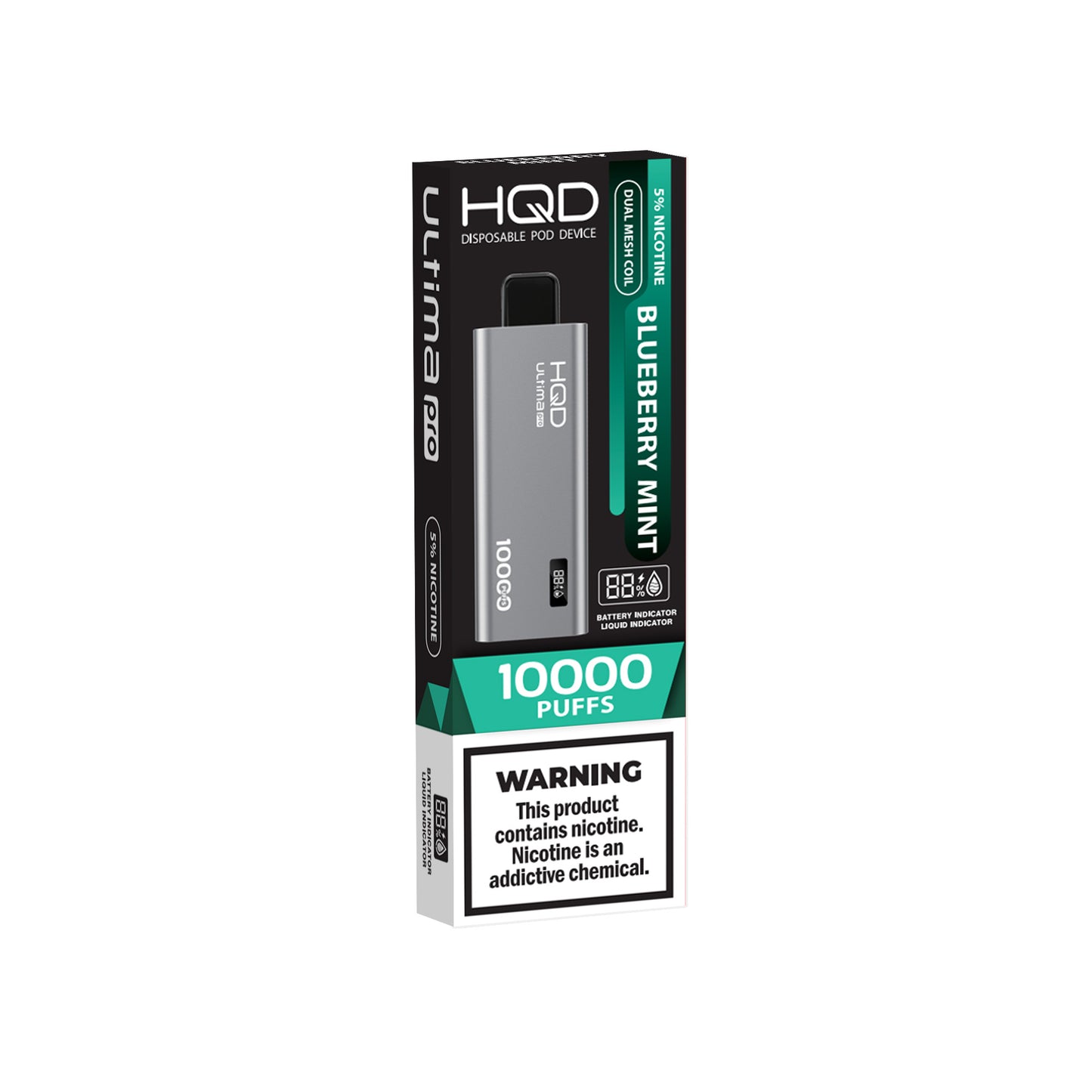 HQD Ultima Pro |  5% Nicotina 10000 Puffs