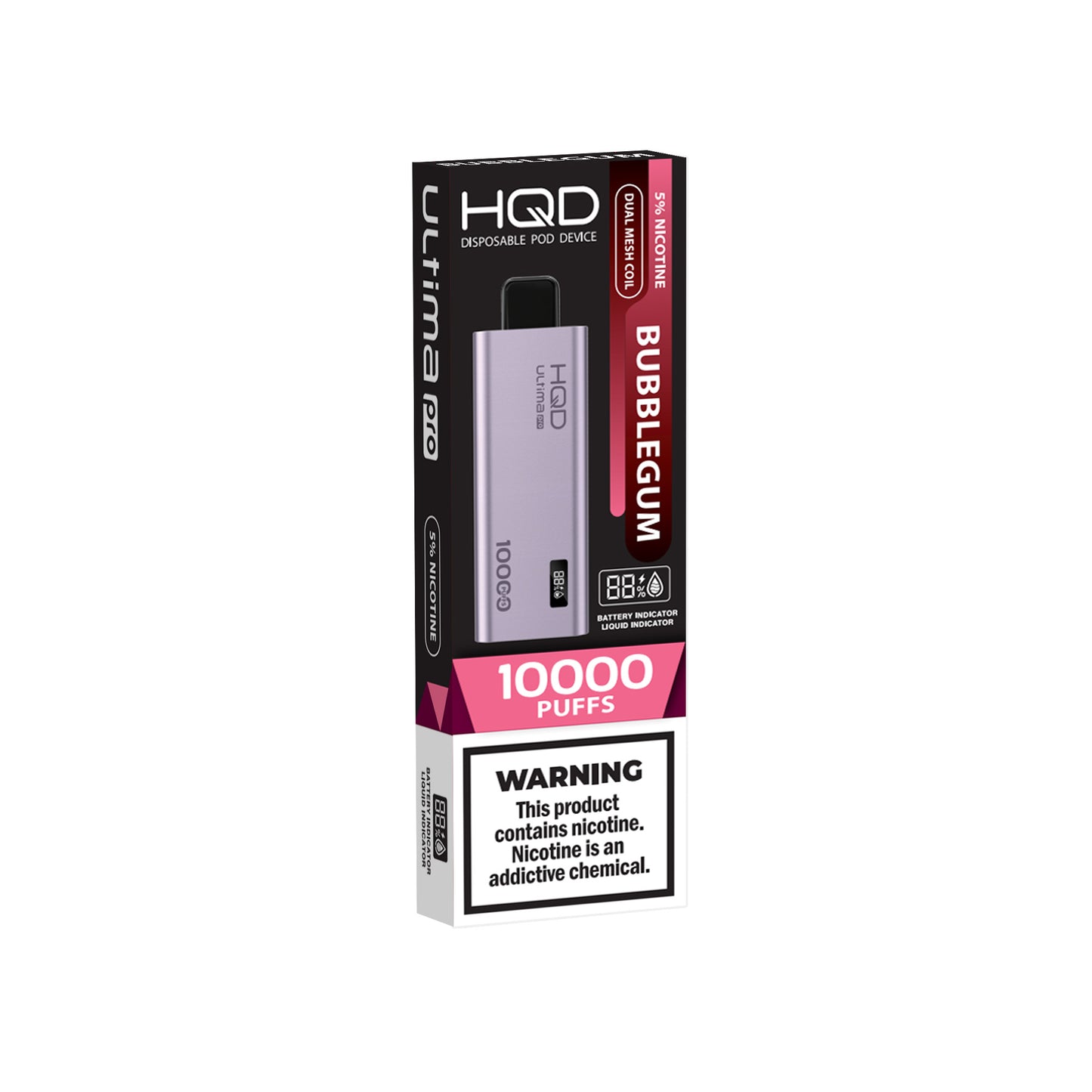 HQD Ultima Pro |  5% Nicotina 10000 Puffs