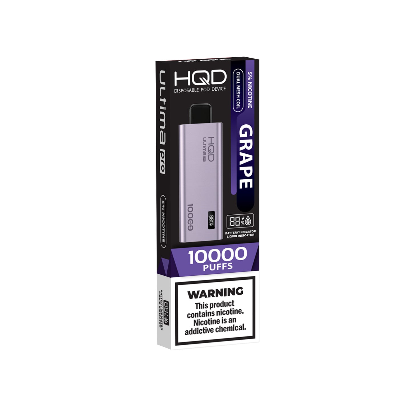 HQD Ultima Pro |  5% Nicotina 10000 Puffs
