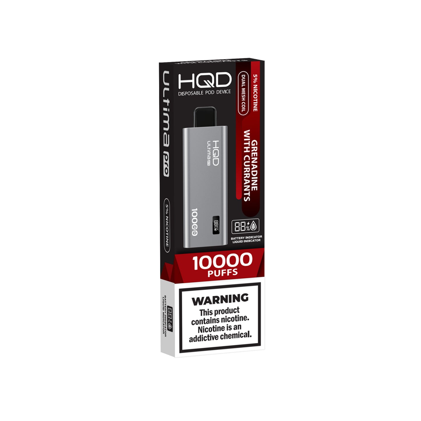 HQD Ultima Pro |  5% Nicotina 10000 Puffs