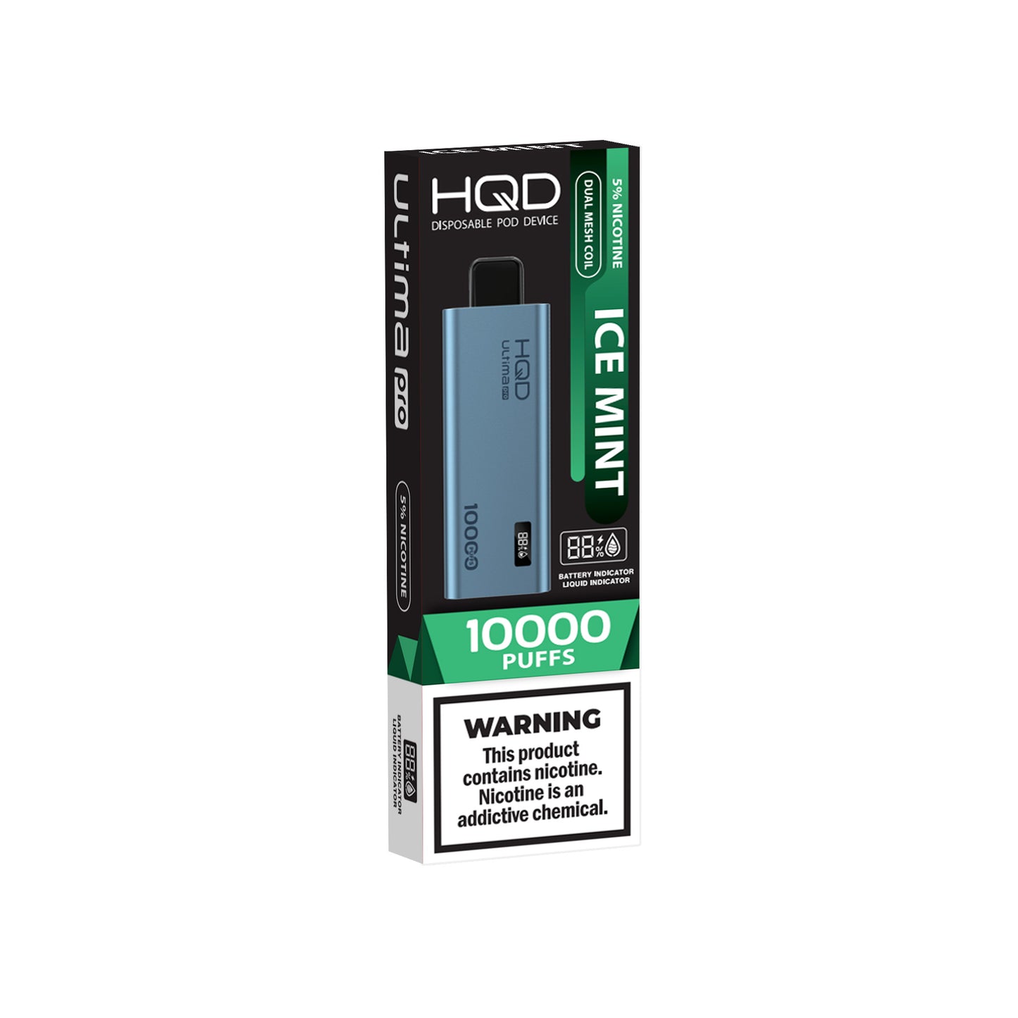 HQD Ultima Pro |  5% Nicotina 10000 Puffs