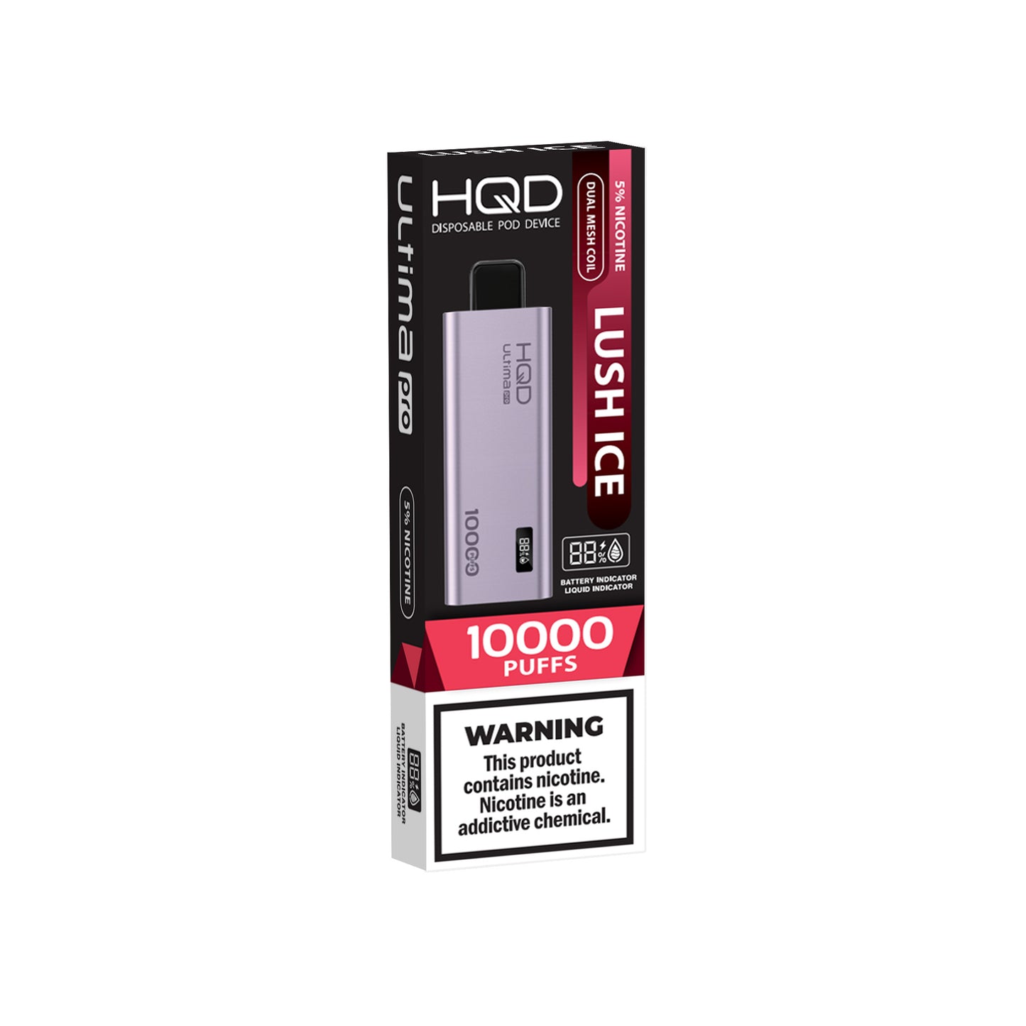 HQD Ultima Pro |  5% Nicotina 10000 Puffs