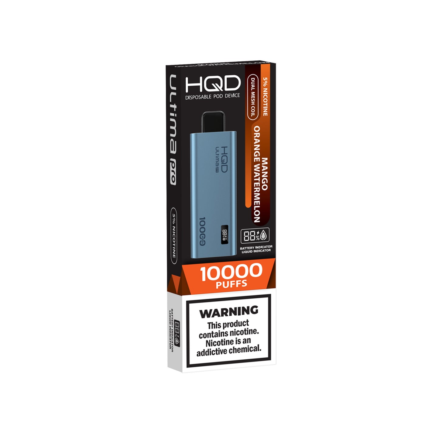 HQD Ultima Pro |  5% Nicotina 10000 Puffs