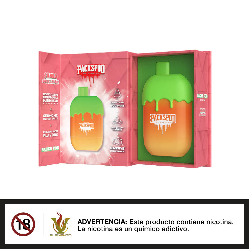 Packspod Los Angeles  |  5% | 5000 Puffs